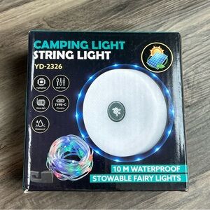 NWT Camping Light String Fairy Lights